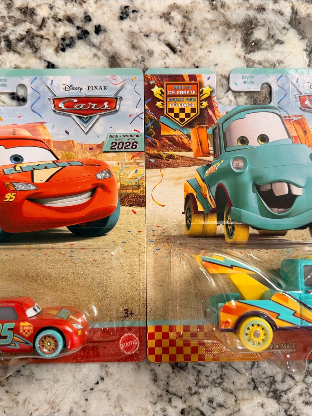 Disney Cars Lightning 20th Anniversary Celebration McQueen & Tow Mater